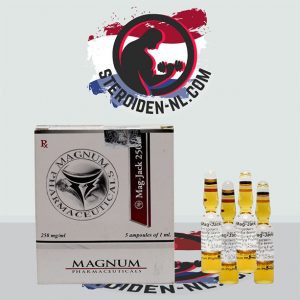 Alt text: MAGNUM MAG-JACK 250 5 ampoules kopen online in Nederland - steroiden-nl.net